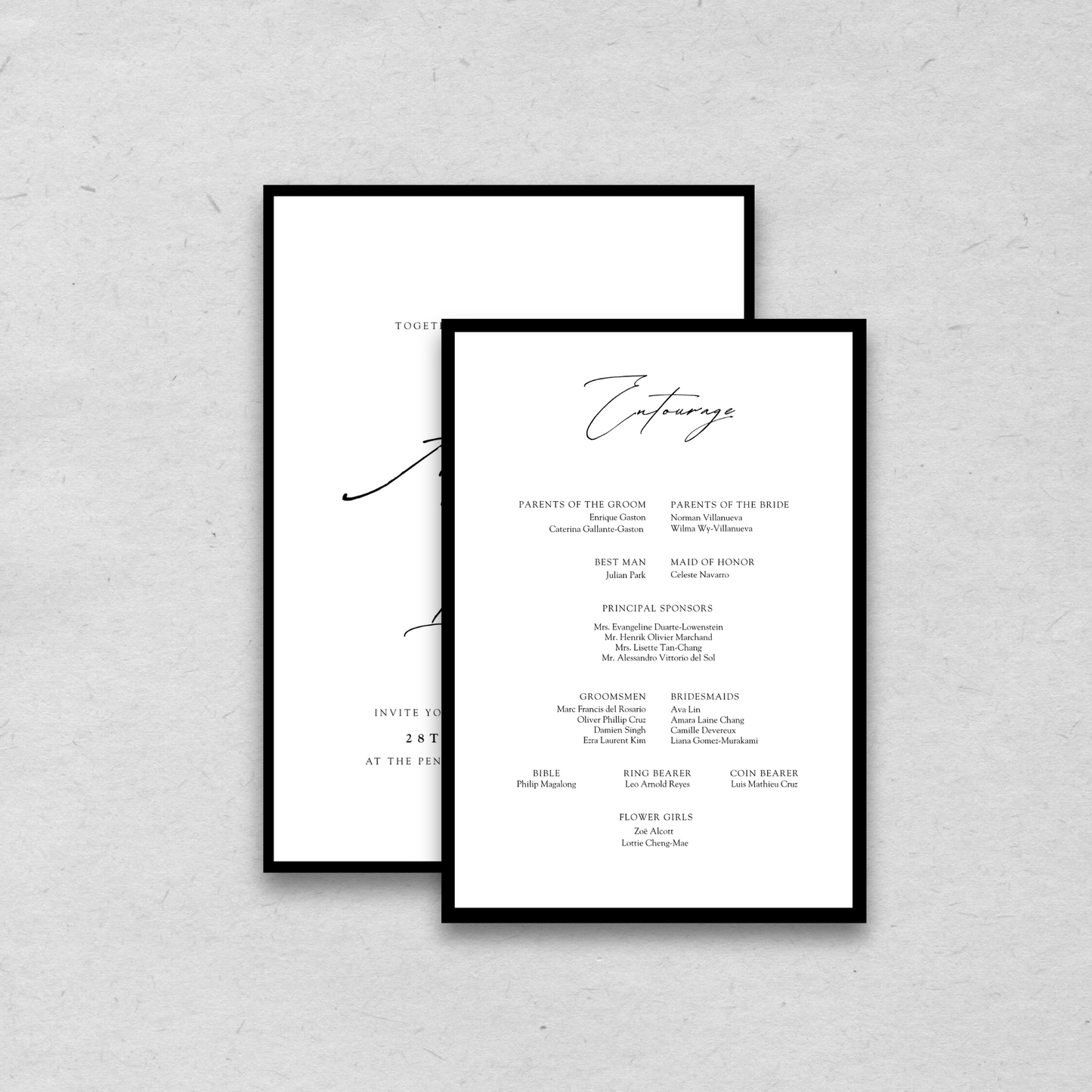Classic NYC π€ β A Black and White Invitation Suite for City Celebrations, and Modern Minimalists