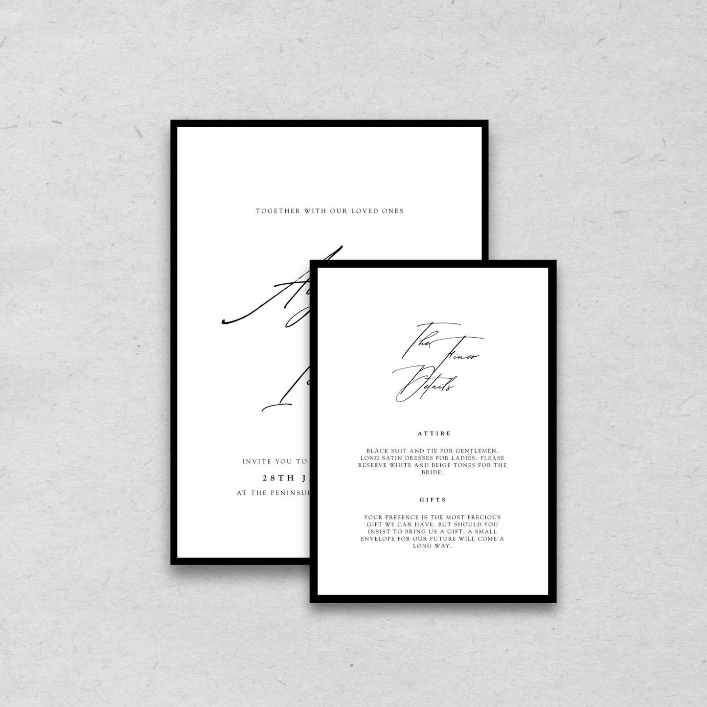 Classic NYC π€ β A Black and White Invitation Suite for City Celebrations, and Modern Minimalists