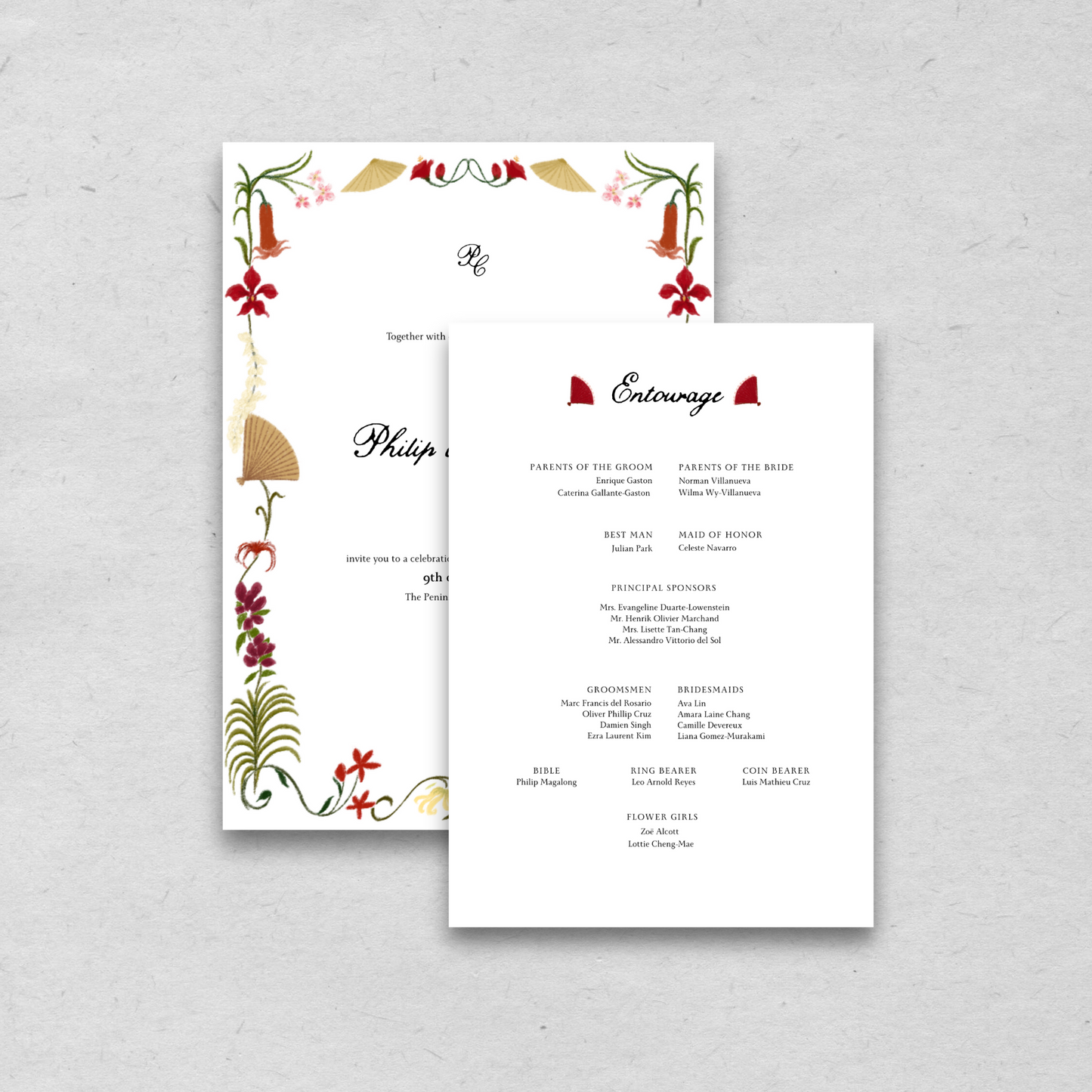 Modern Filipiniana – A Wedding Suite of Heritage & Elegance