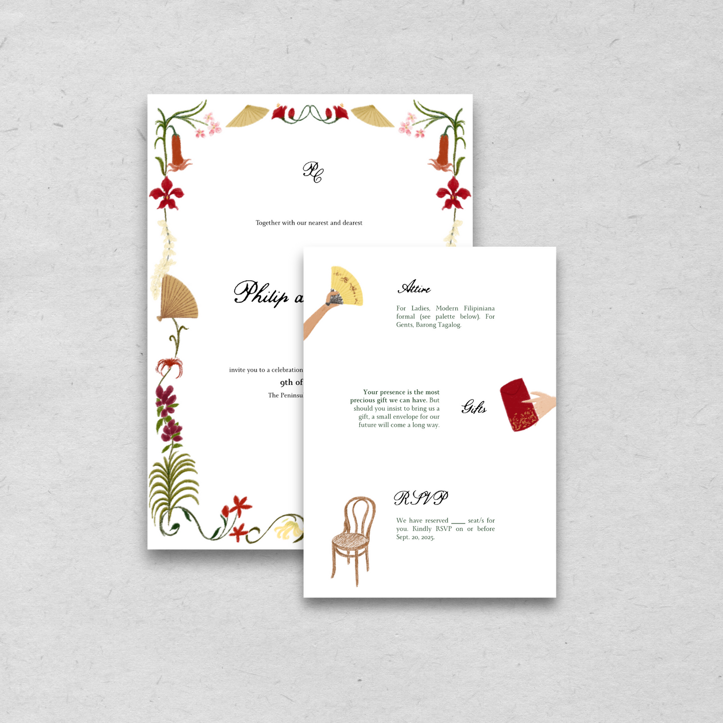 Modern Filipiniana – A Wedding Suite of Heritage & Elegance