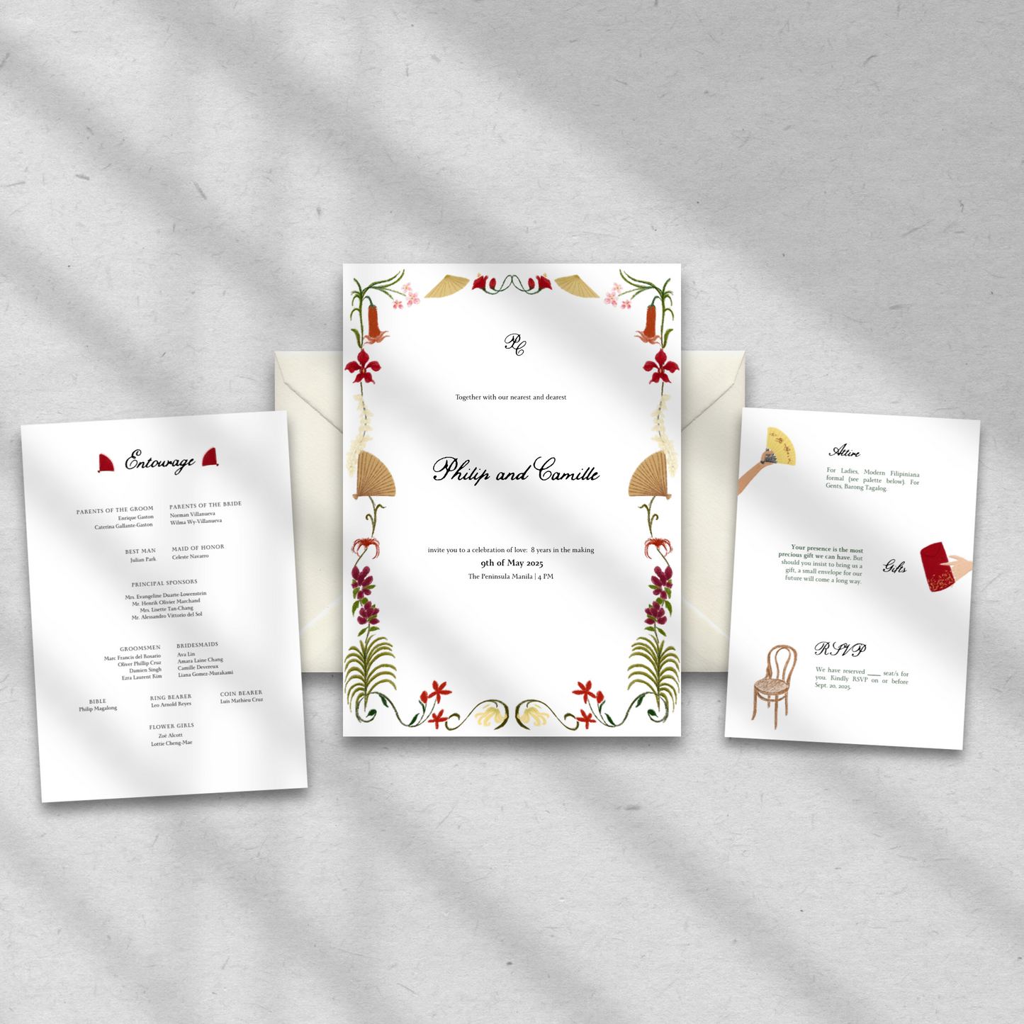 Modern Filipiniana – A Wedding Suite of Heritage & Elegance