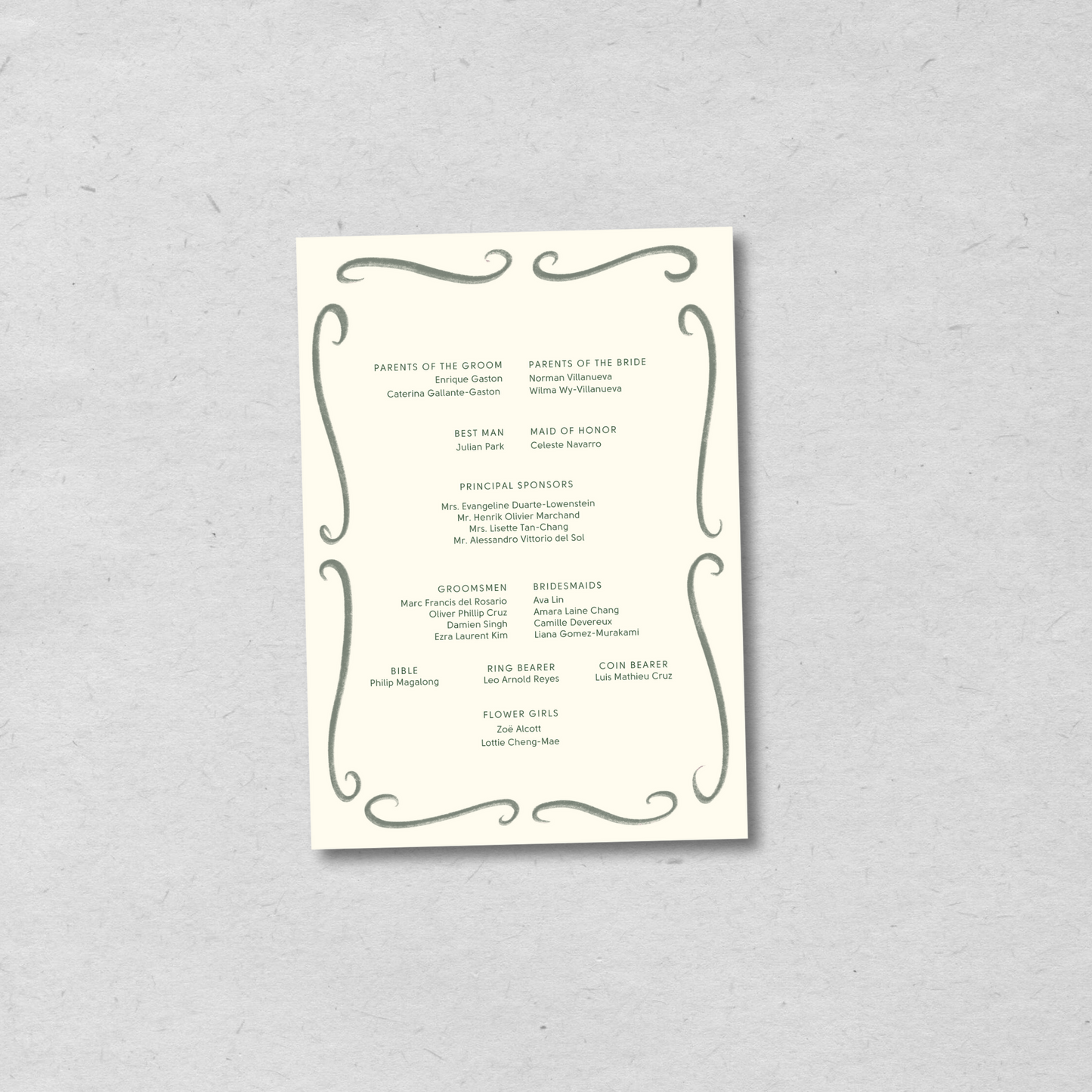 City Chic Hand Drawn Wedding Suite
