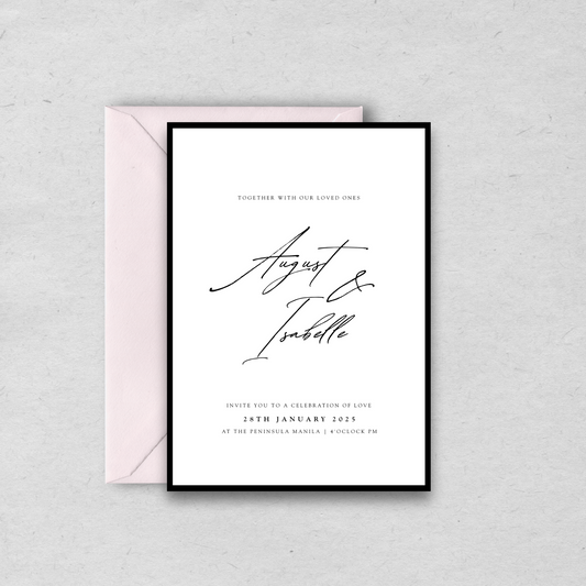 Classic NYC 🖤 – A Black and White Invitation Suite for City Celebrations, and Modern Minimalists